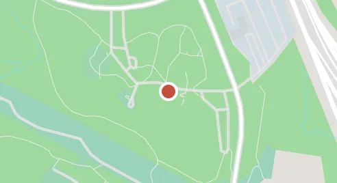Map showing Cabin John Miniature Train